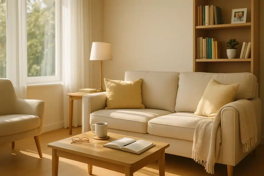 Comfortable Assisted Living Apartment Interior